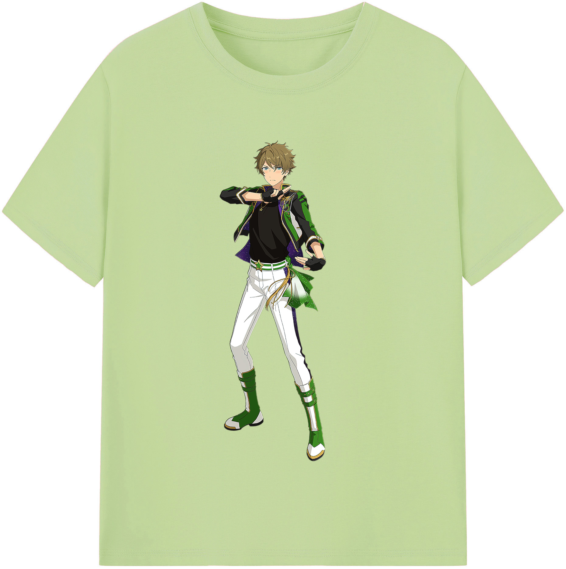 （画像用） あんさんぶるスターズ! Ensemble Stars 綿100％半袖Tシャツ（フロントプリント）